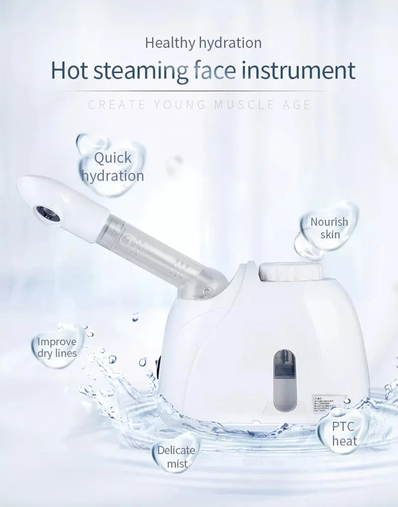 Ozone Facial Steamer  for Face Deep Cleaning.