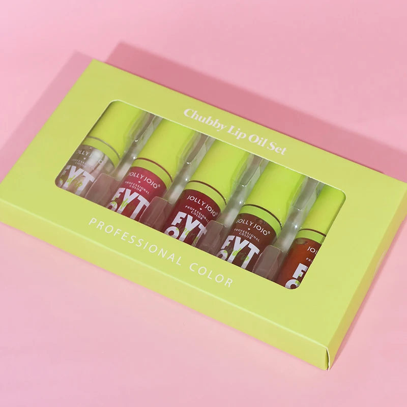 5pcs Sext Lip Oil Hydrating Plumping Lip