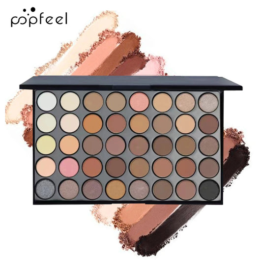 POPFEEL Eye Makeup Set, Eyeshadow Palette, Eyeliner, Mascara, Eyebrow Pencil, Makeup Tool Set Box, Gifts For Women