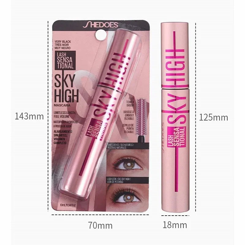 4D Mascara Lengthening Waterproof Thick Curling Lasting Eyelash Extension Black Mascara Natural Eyelash Enhance Cosmetics Makeup