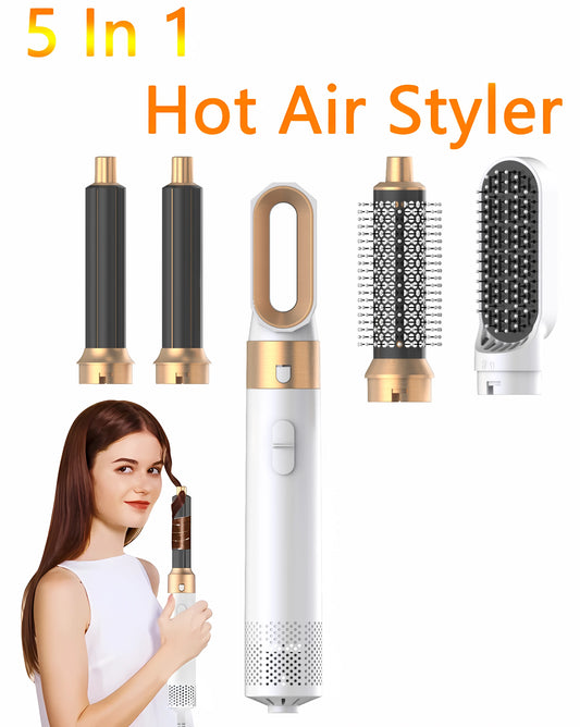 Professional Air Hair Styler 5 In 1 Low Noise Hair Curling Straightening Hair.